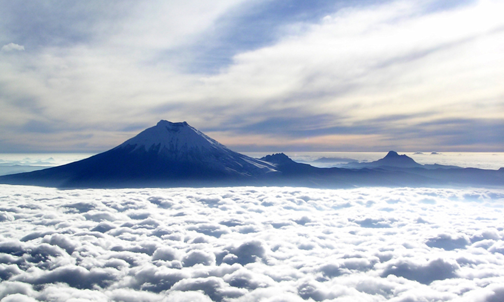 Cotopaxi from the summit of Illiniza Norte