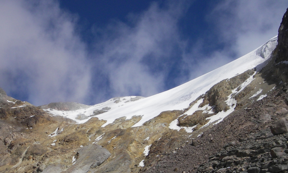 Ayoloco Glacier on Iztaccihuatl