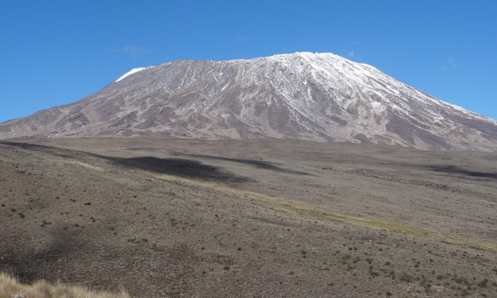 North slope of Kilimanjaro on the Rongai